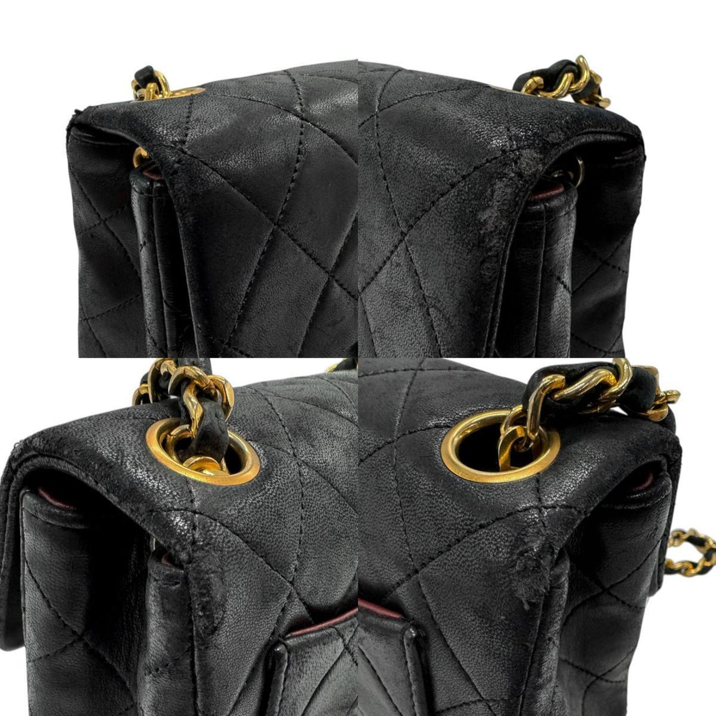 Chanel Mini Classic Flap Bag Black Lambskin
