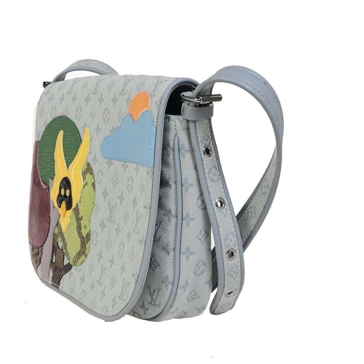 New Wave Chain Bag MM Monogram Coated Canvas