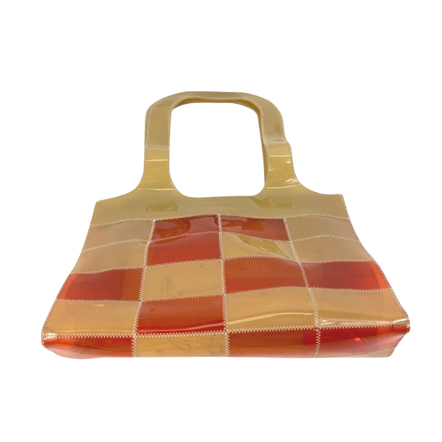 Chanel Patchwork Tote Bag Beige and Orange