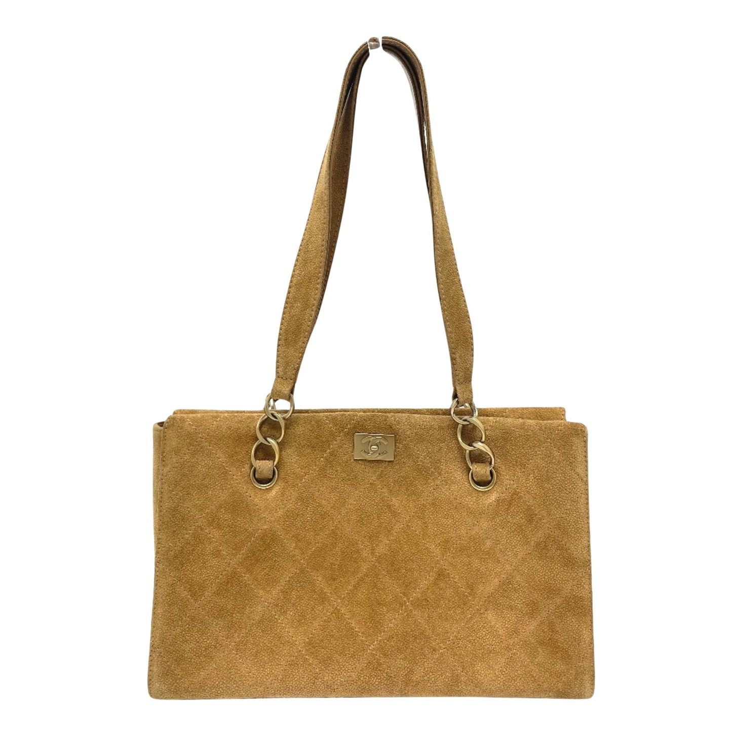 Chanel uede Quilted Tote Claic Tote Bag