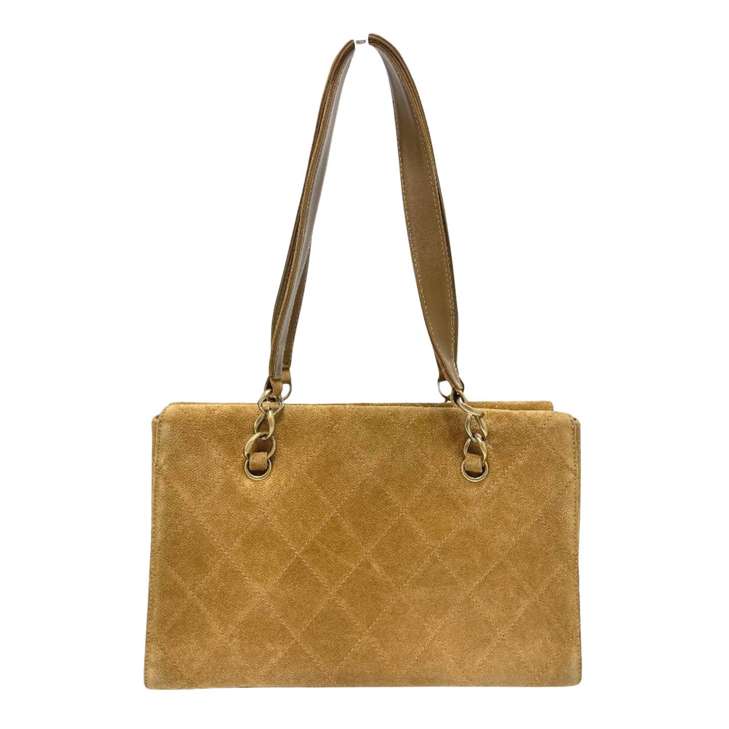 Chanel uede Quilted Tote Claic Tote Bag