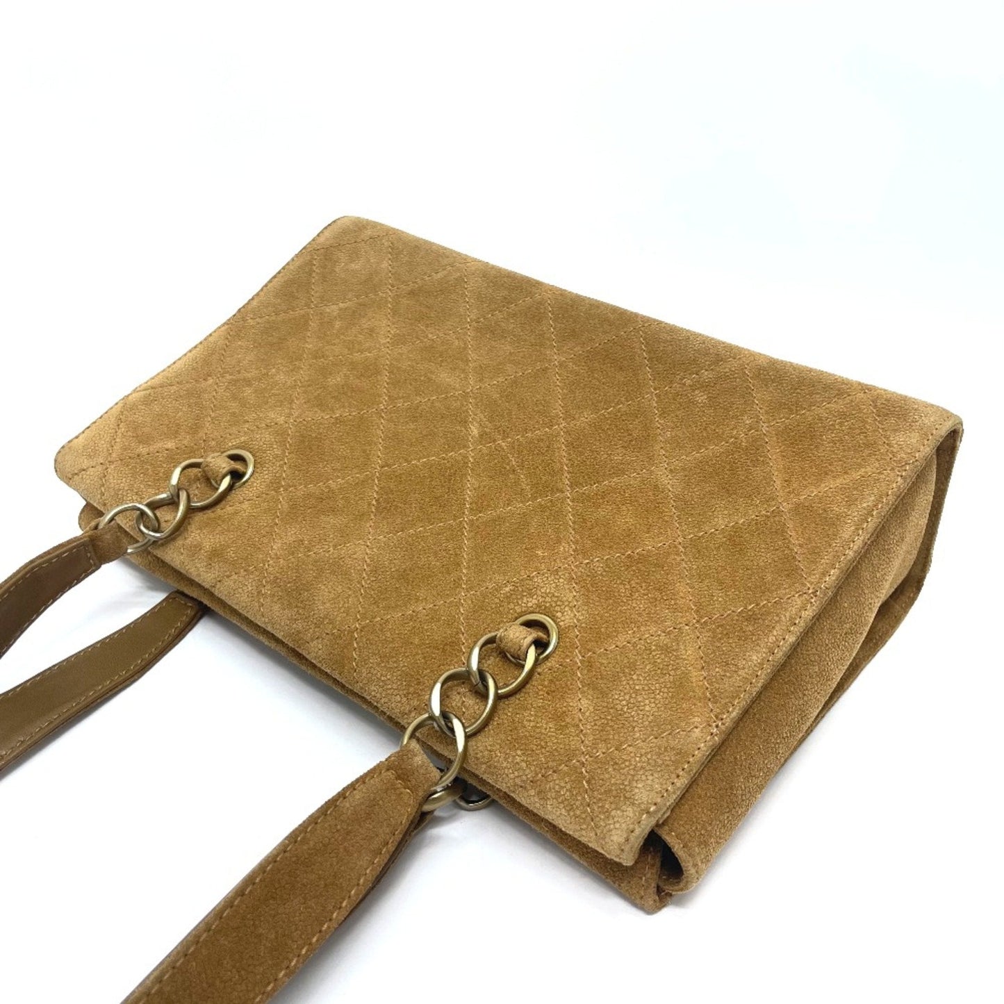 Chanel uede Quilted Tote Claic Tote Bag