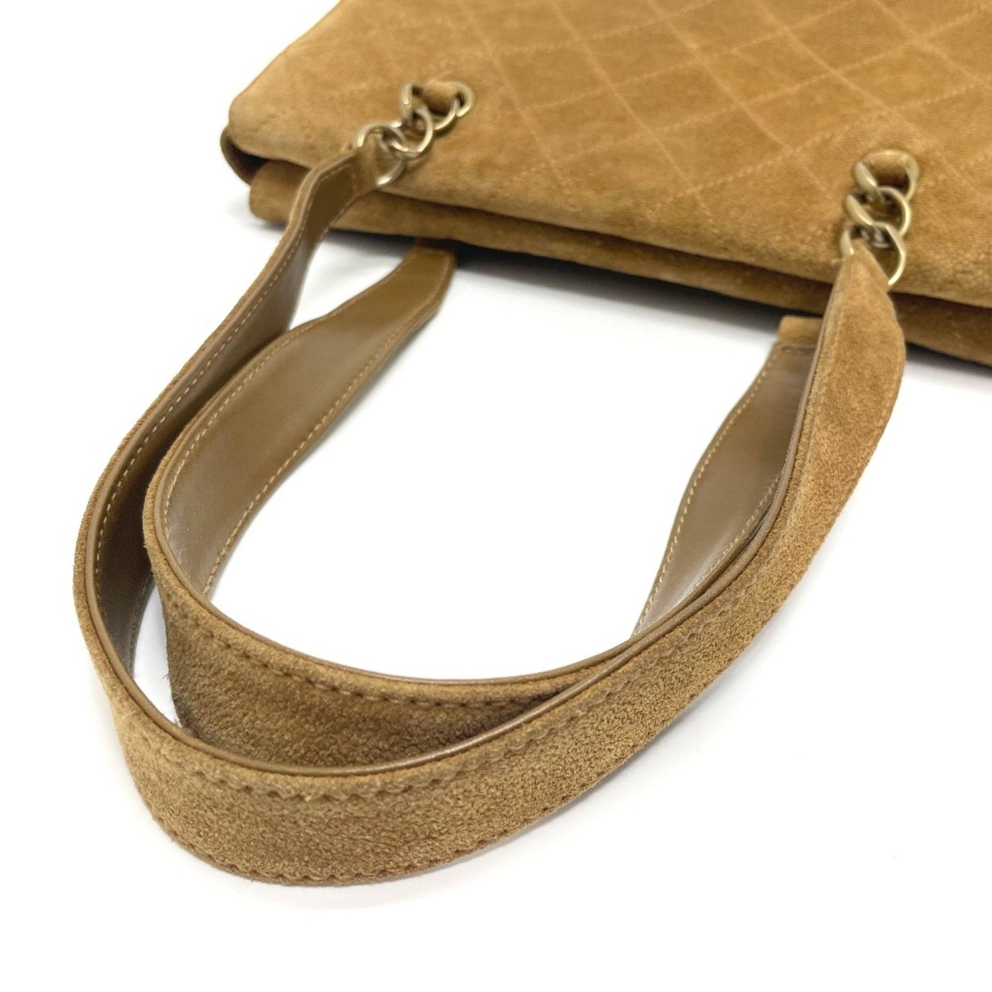Chanel uede Quilted Tote Claic Tote Bag