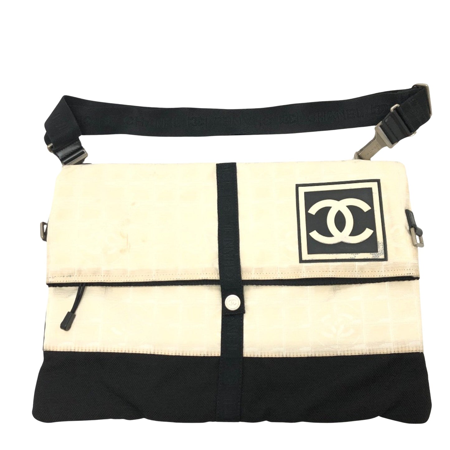 Chanel Classic Flap Bag BeigeBlack Shoulder Bag