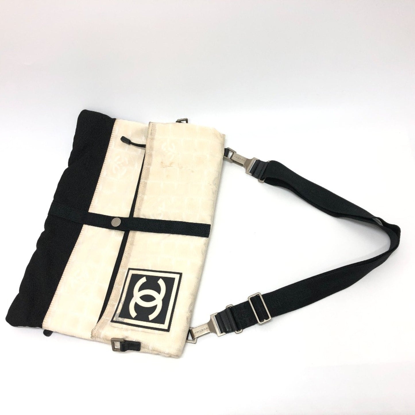 Chanel Classic Flap Bag BeigeBlack Shoulder Bag