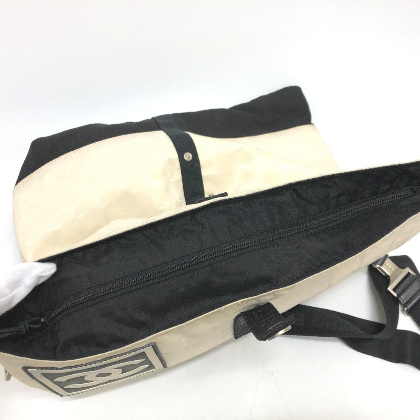 Chanel Classic Flap Bag BeigeBlack Shoulder Bag