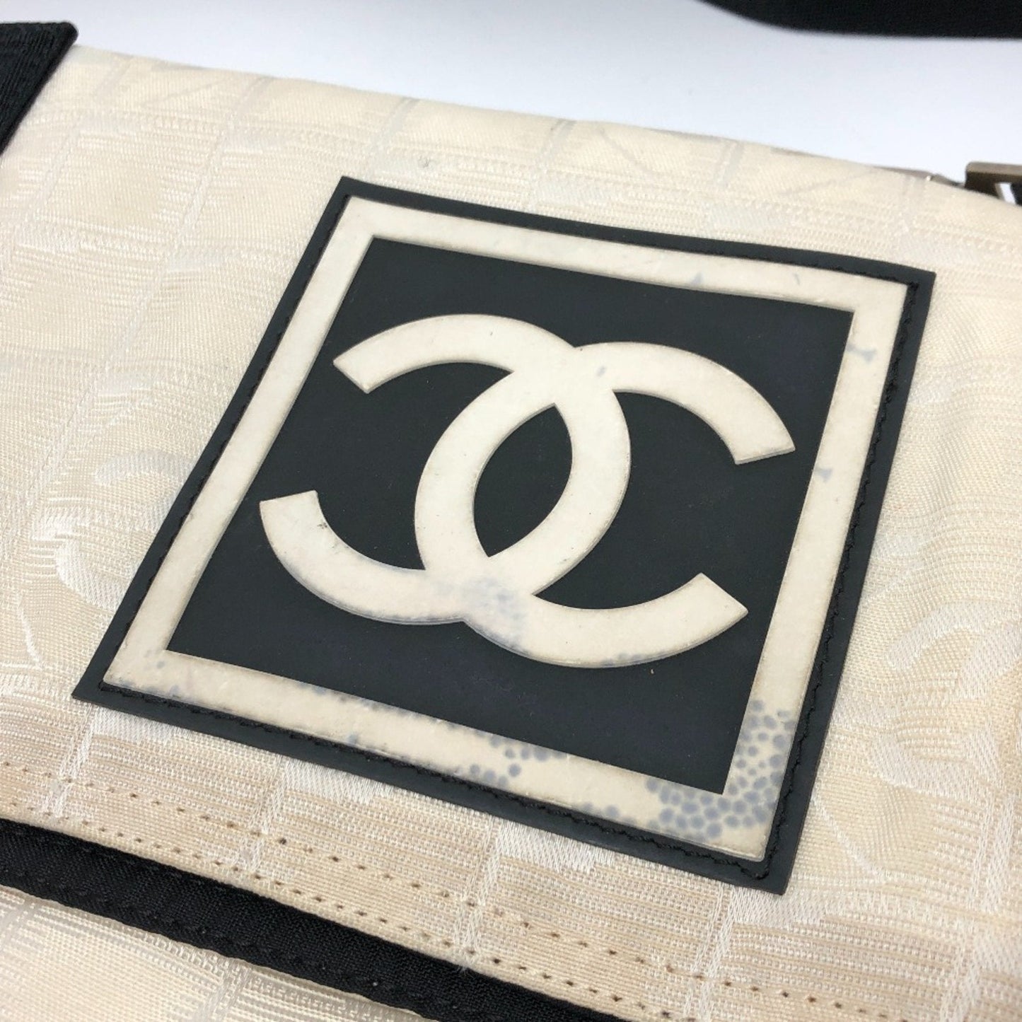 Chanel Classic Flap Bag BeigeBlack Shoulder Bag