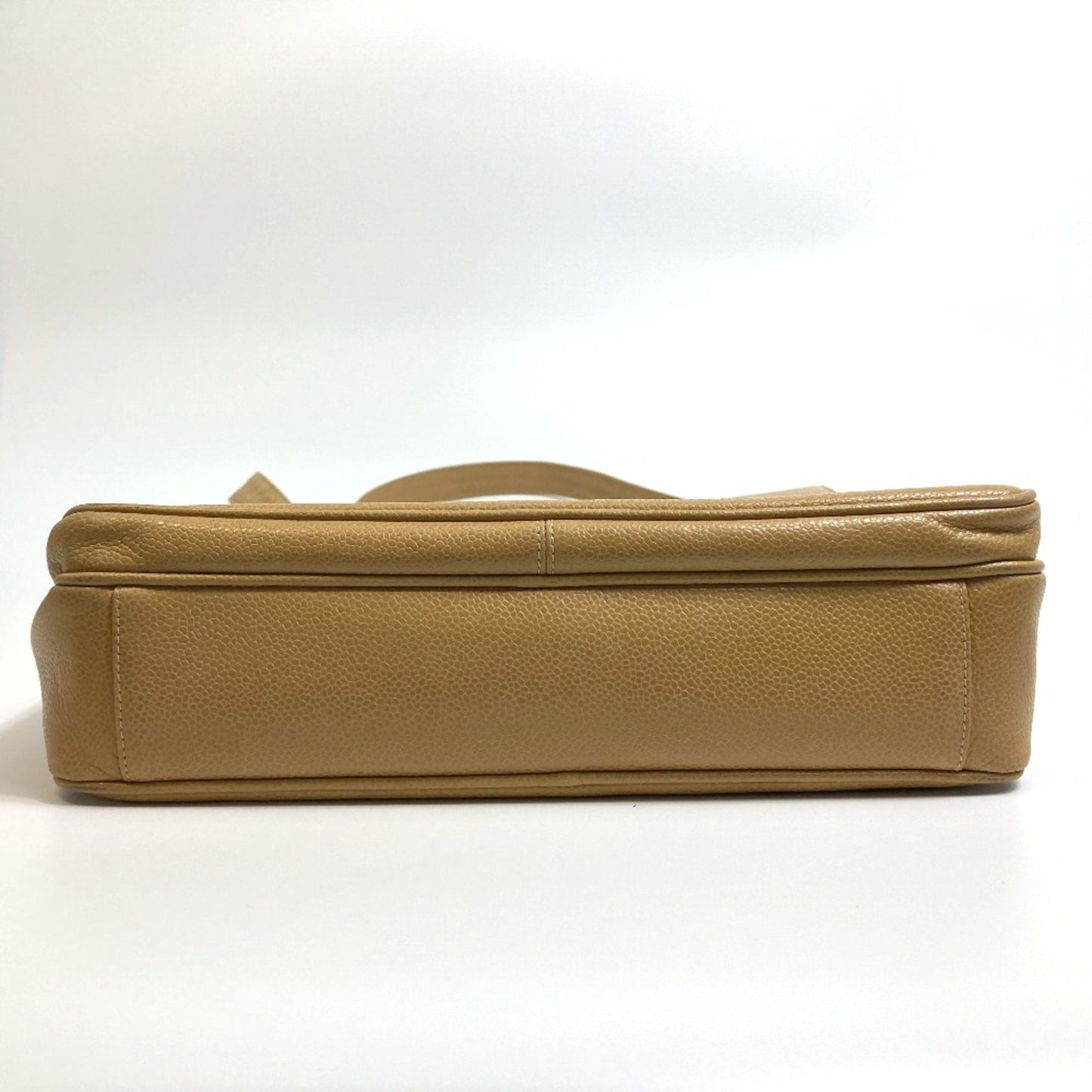 Chanel Classic Flap Bag Beige Leather