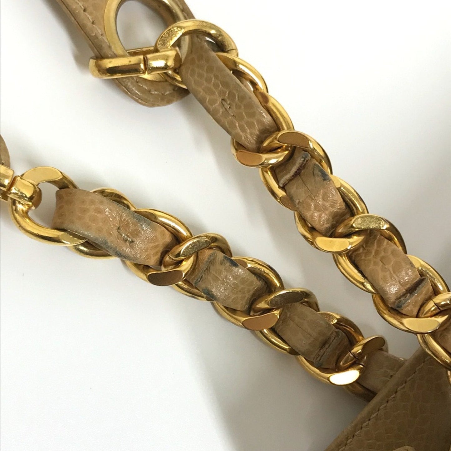 Chanel Classic Flap Bag Beige Leather