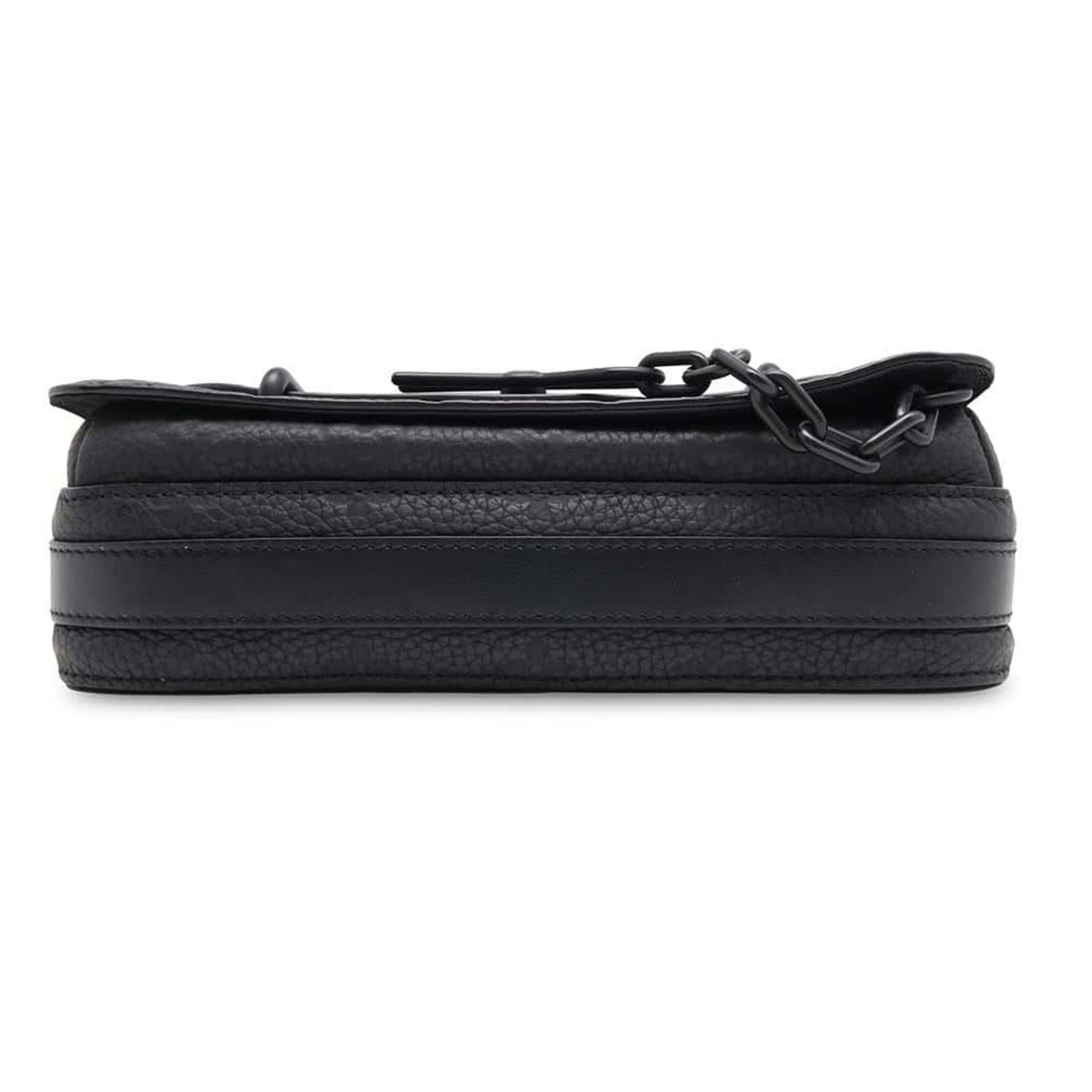 Leather Steamer Bag with Shoulder Strap