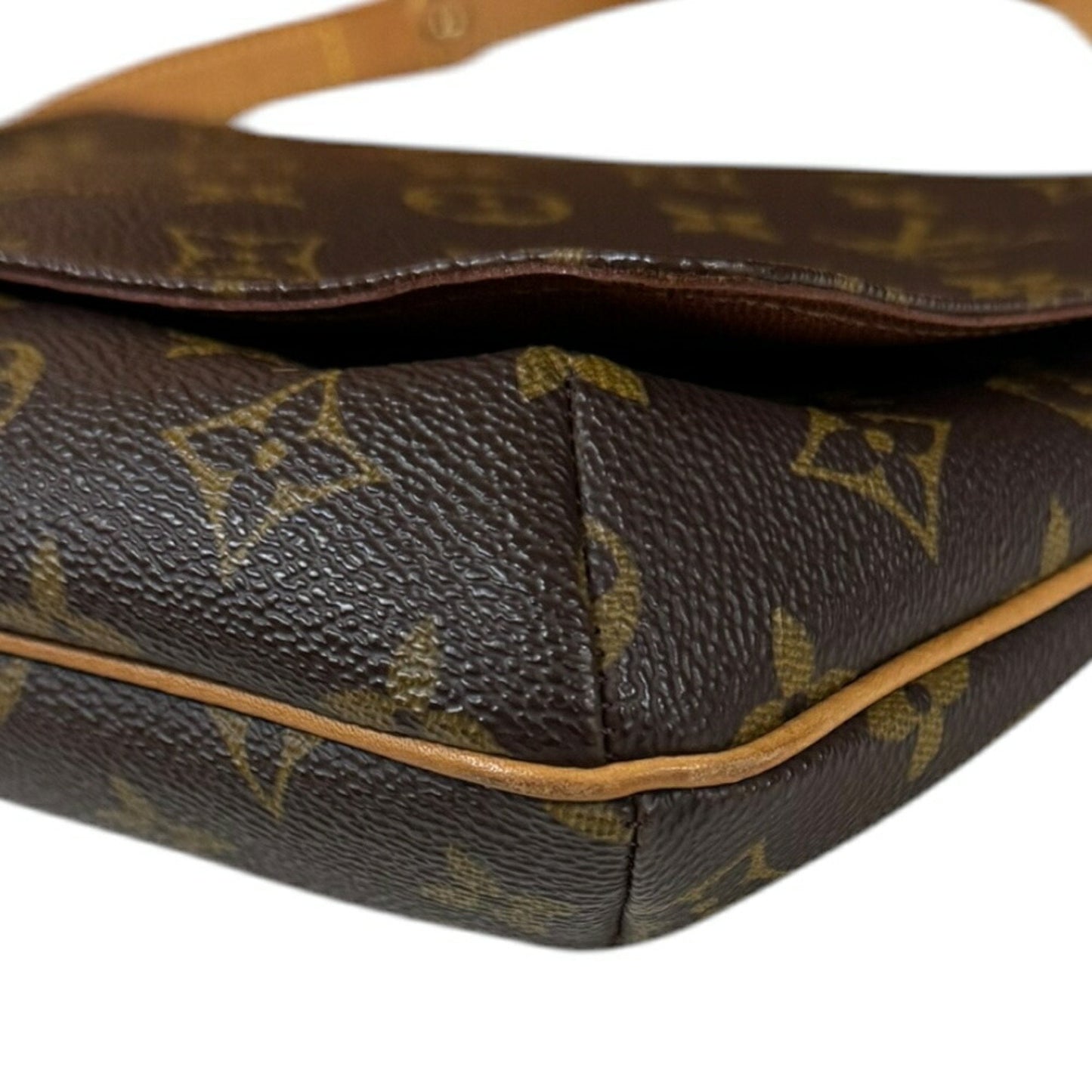 Canvas Musette Tango Shoulder Bag with Adjustable Strap