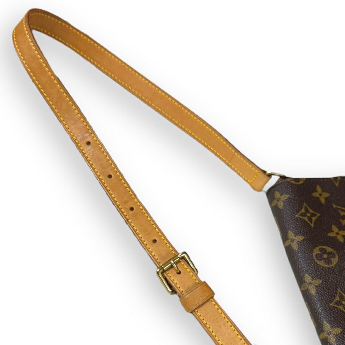 Canvas Musette Tango Shoulder Bag with Adjustable Strap
