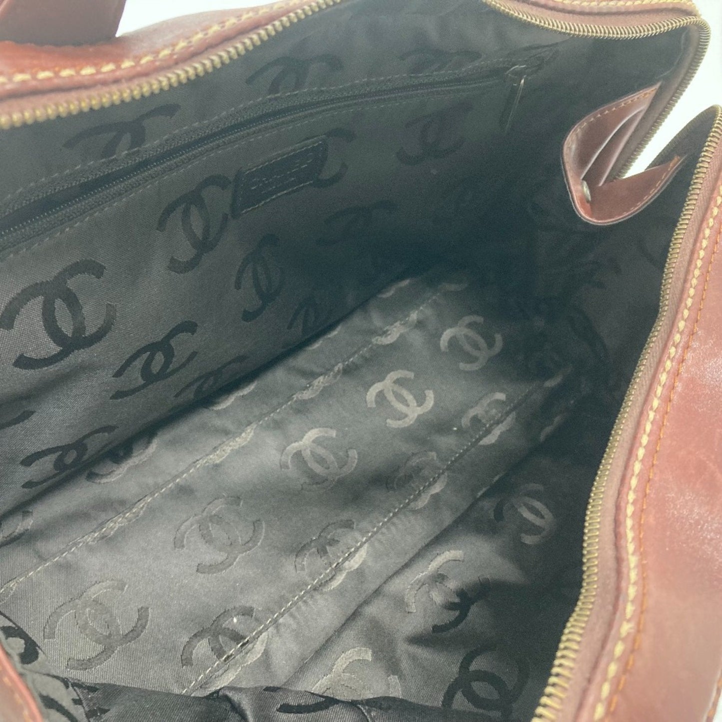 Chanel Quilted Leather Top Handle Handbag