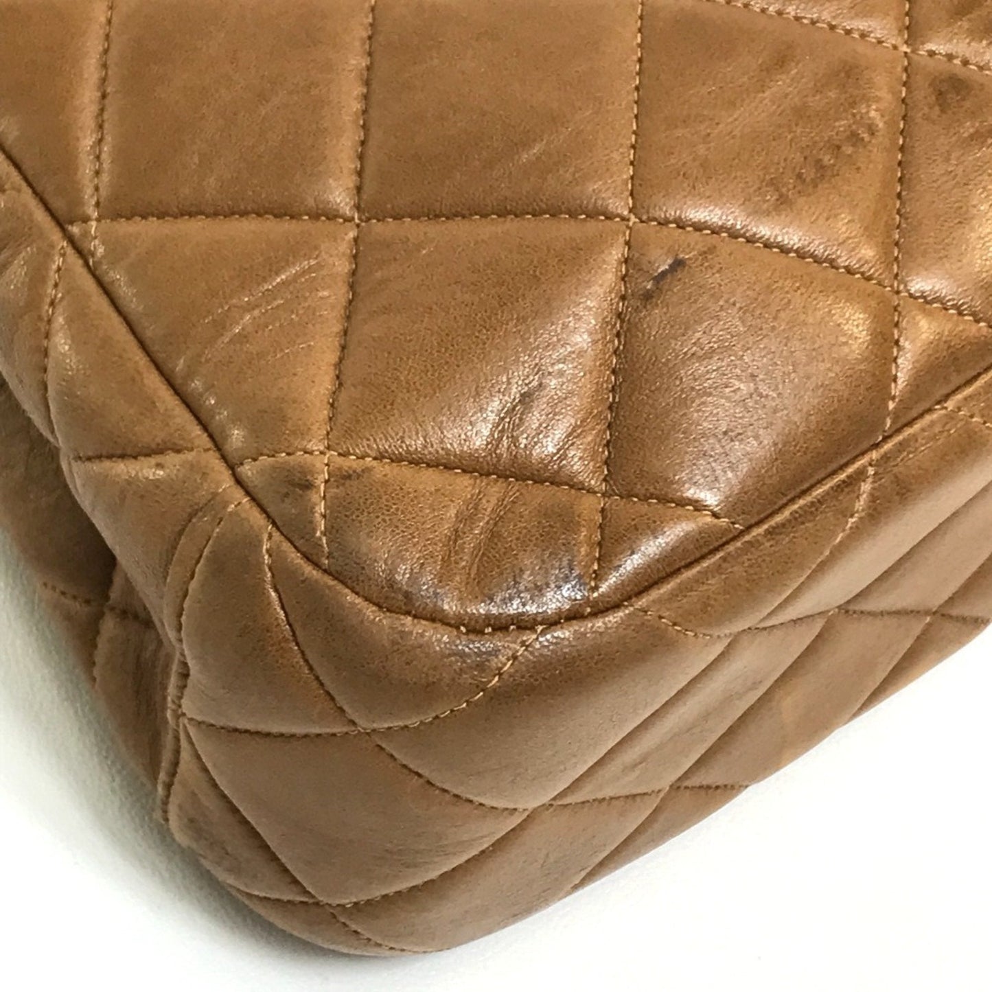 Chanel Classic Flap Handbag Quilted Leather