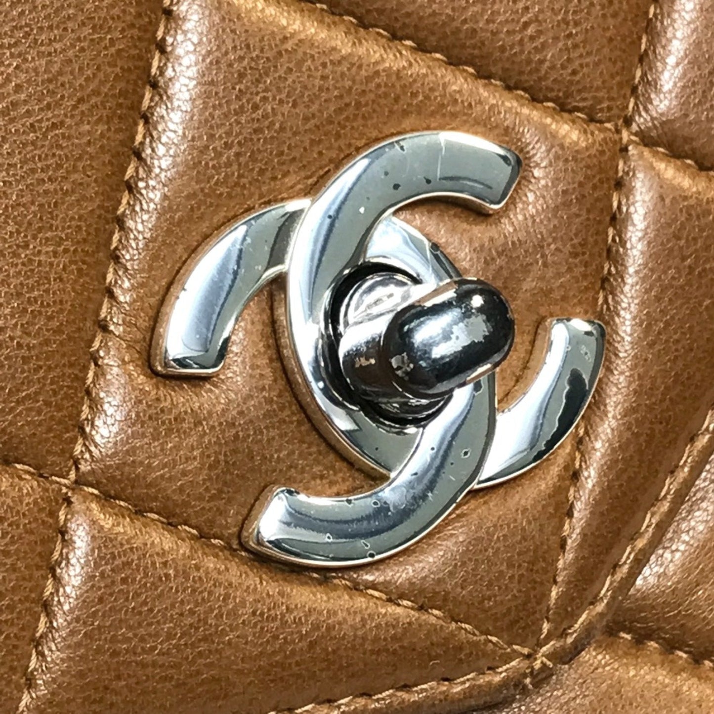 Chanel Classic Flap Handbag Quilted Leather