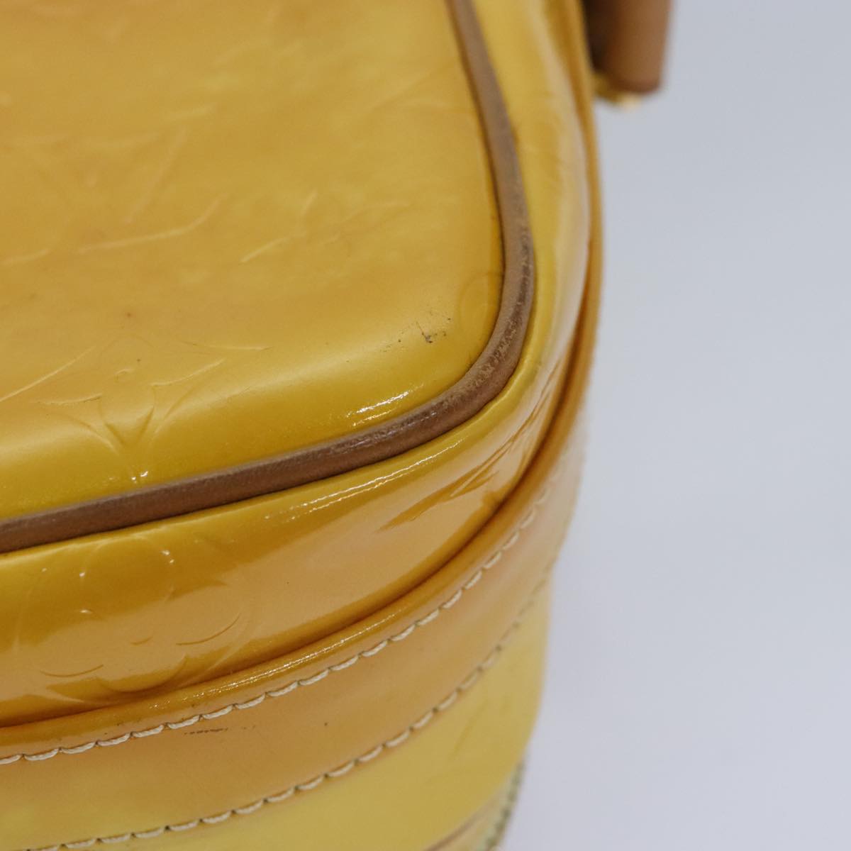 Pochette Accessoires Crossbody Patent Yellow