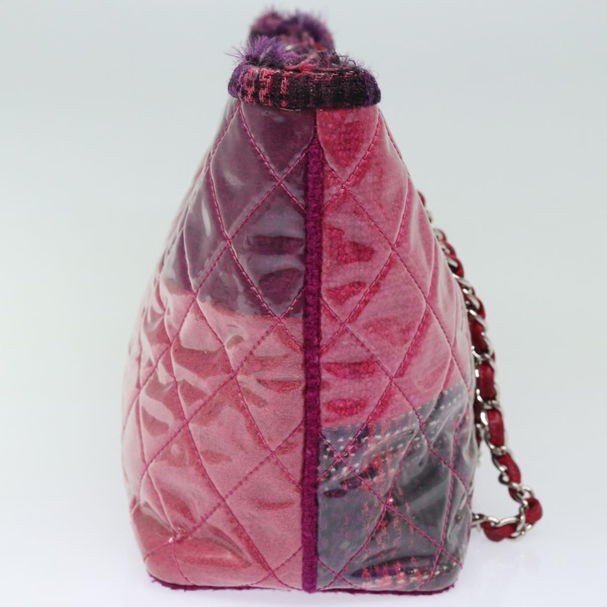Chanel Patchwork Tote Bag Tweed and Vinyl Model