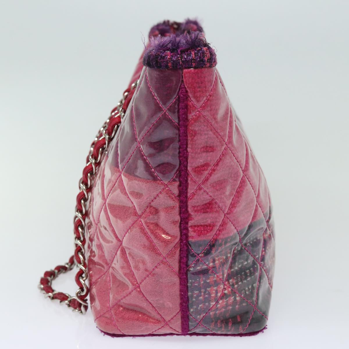 Chanel Patchwork Tote Bag Tweed and Vinyl Model