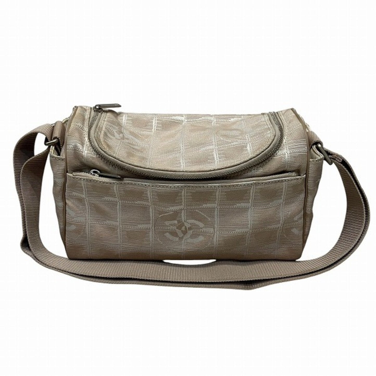 Chanel Classic Beige Quilted Shoulder Bag