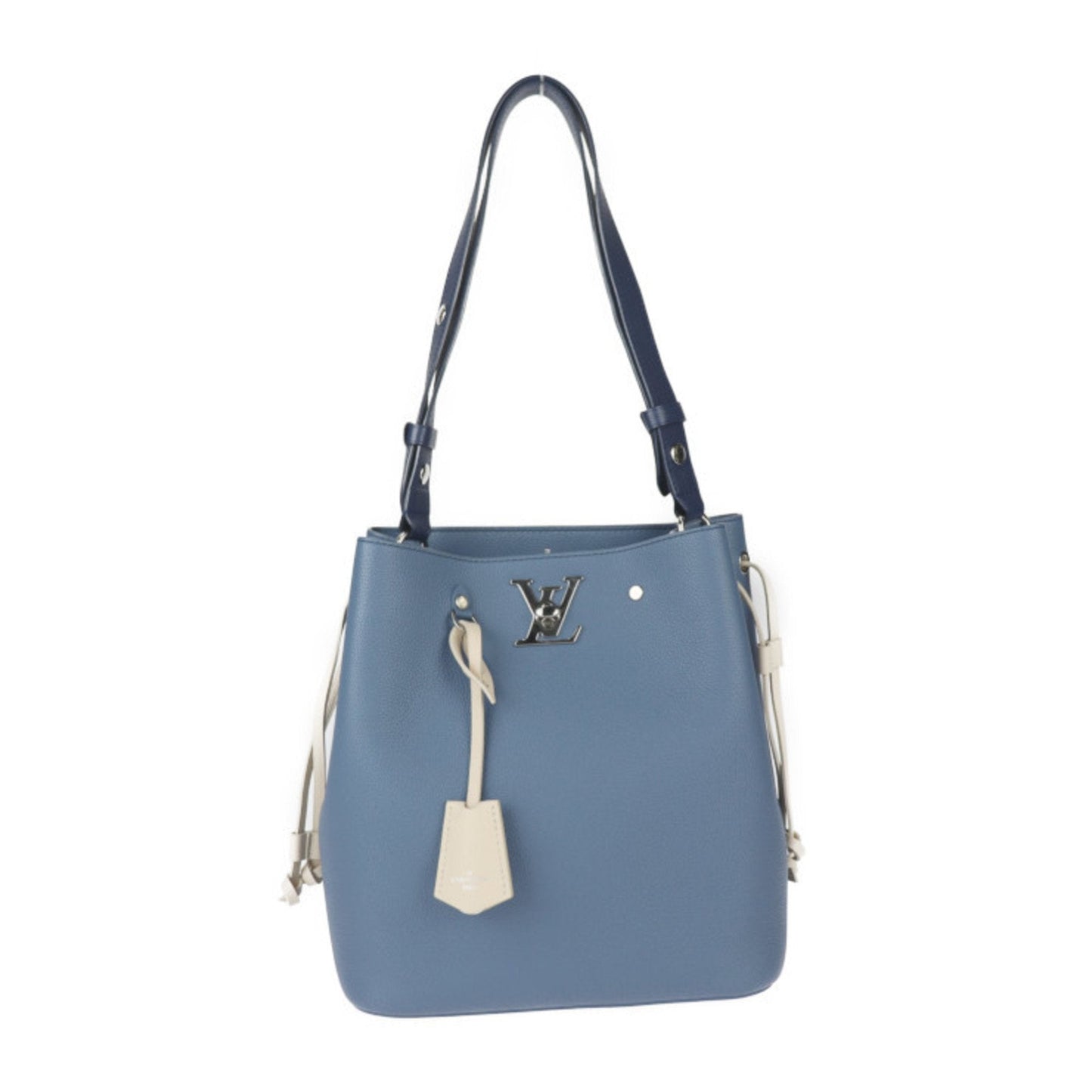 Lockme Leather Bucket Bag with Box and Dust Bag