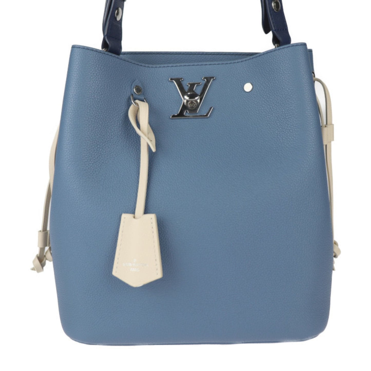 Lockme Leather Bucket Bag with Box and Dust Bag