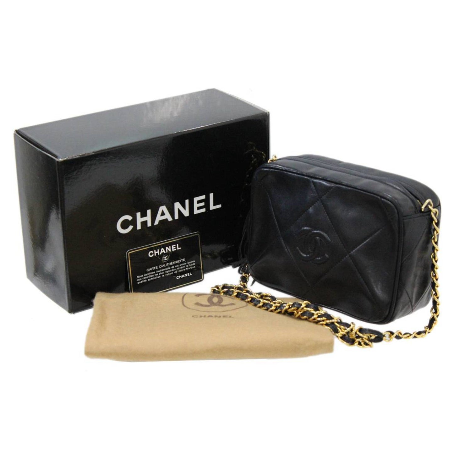Chanel Vintage Quilted Shoulder Bag Classic Style