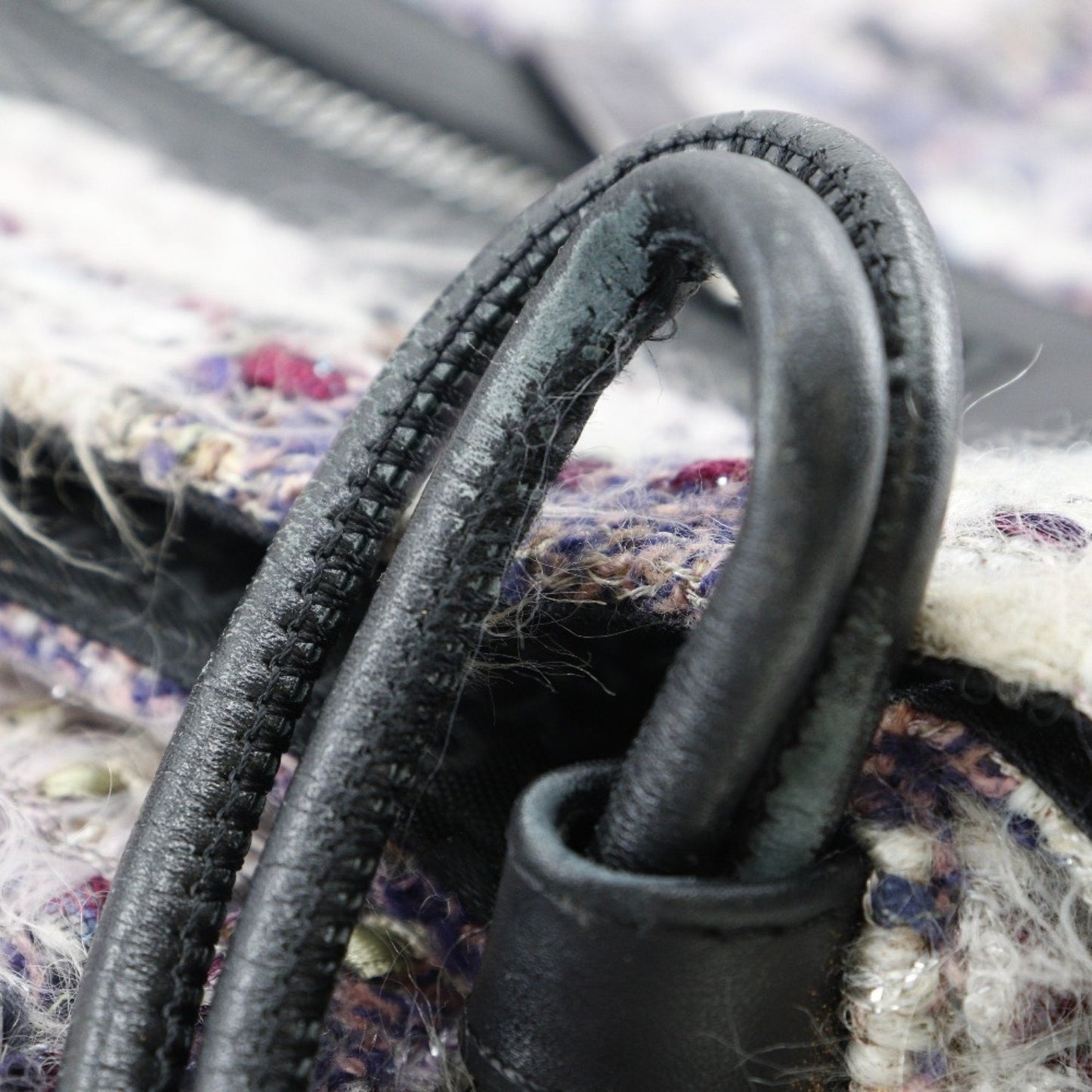Chanel Tweed Shoulder Bag Chain Strap