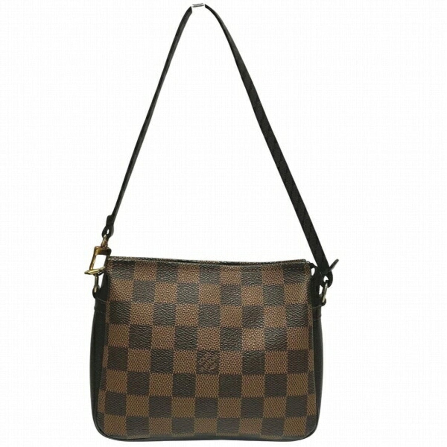 Pochette Damier Ebene Canvas Shoulder Bag
