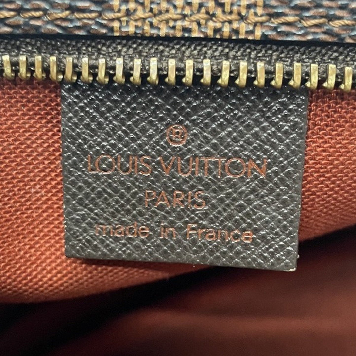 Pochette Damier Ebene Canvas Shoulder Bag