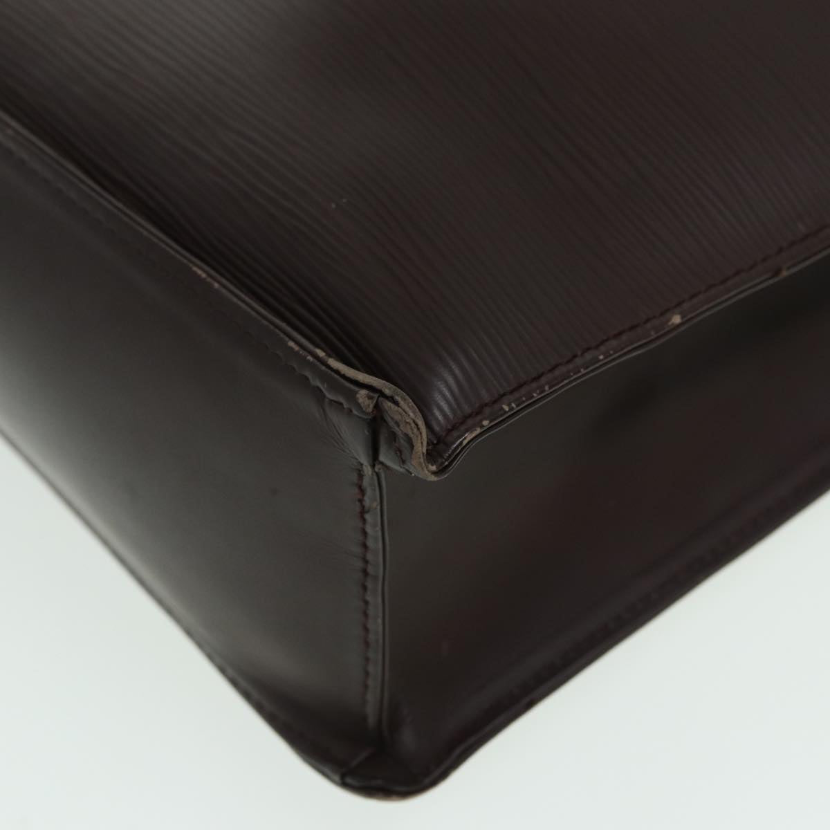 Epi Leather Tote Brown