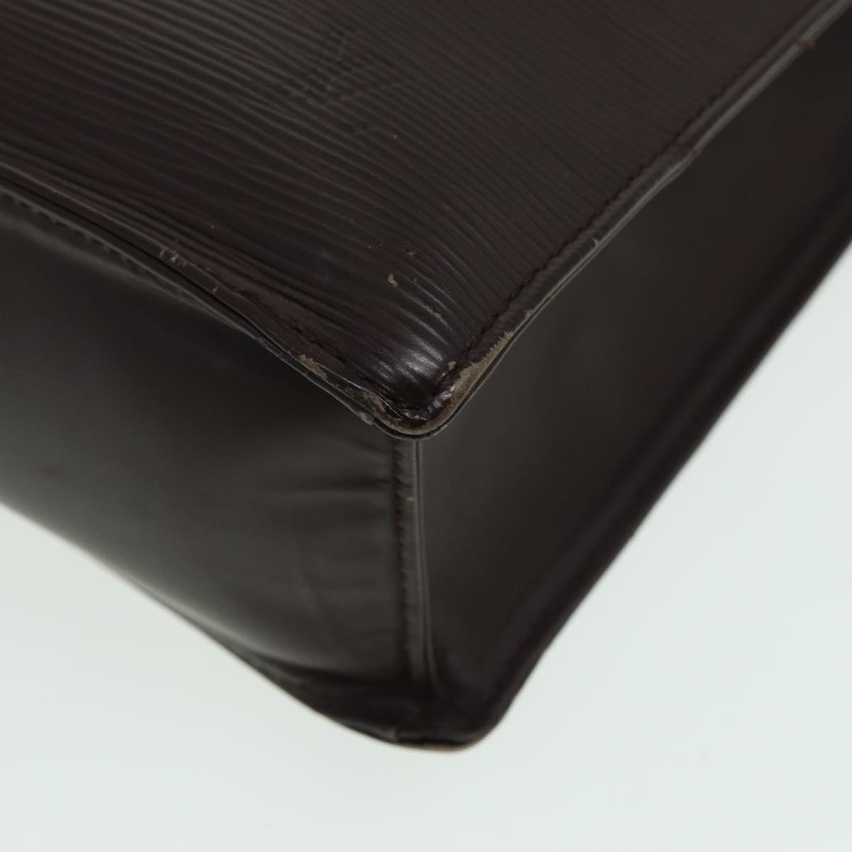 Epi Leather Tote Brown