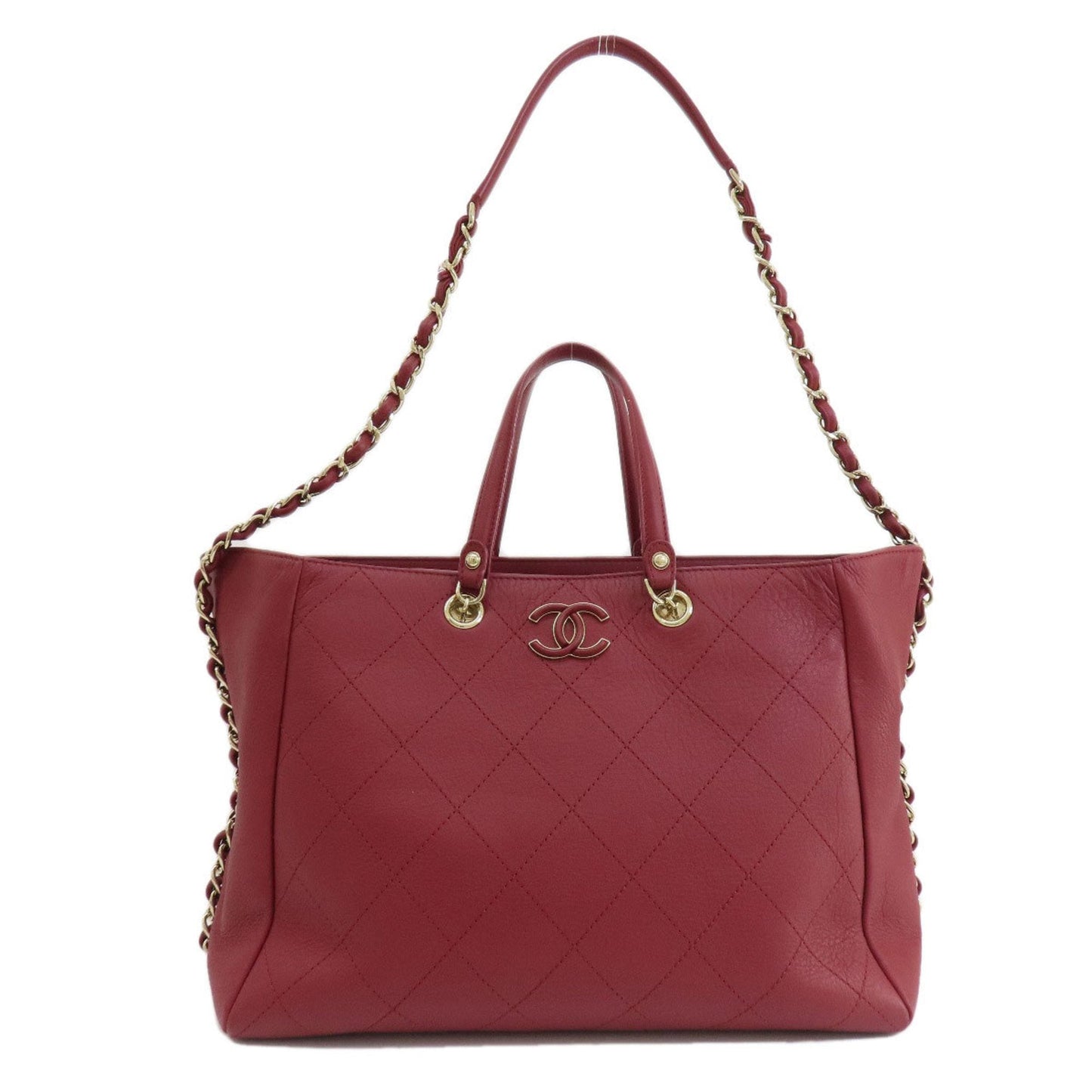 Chanel quilted tote bag