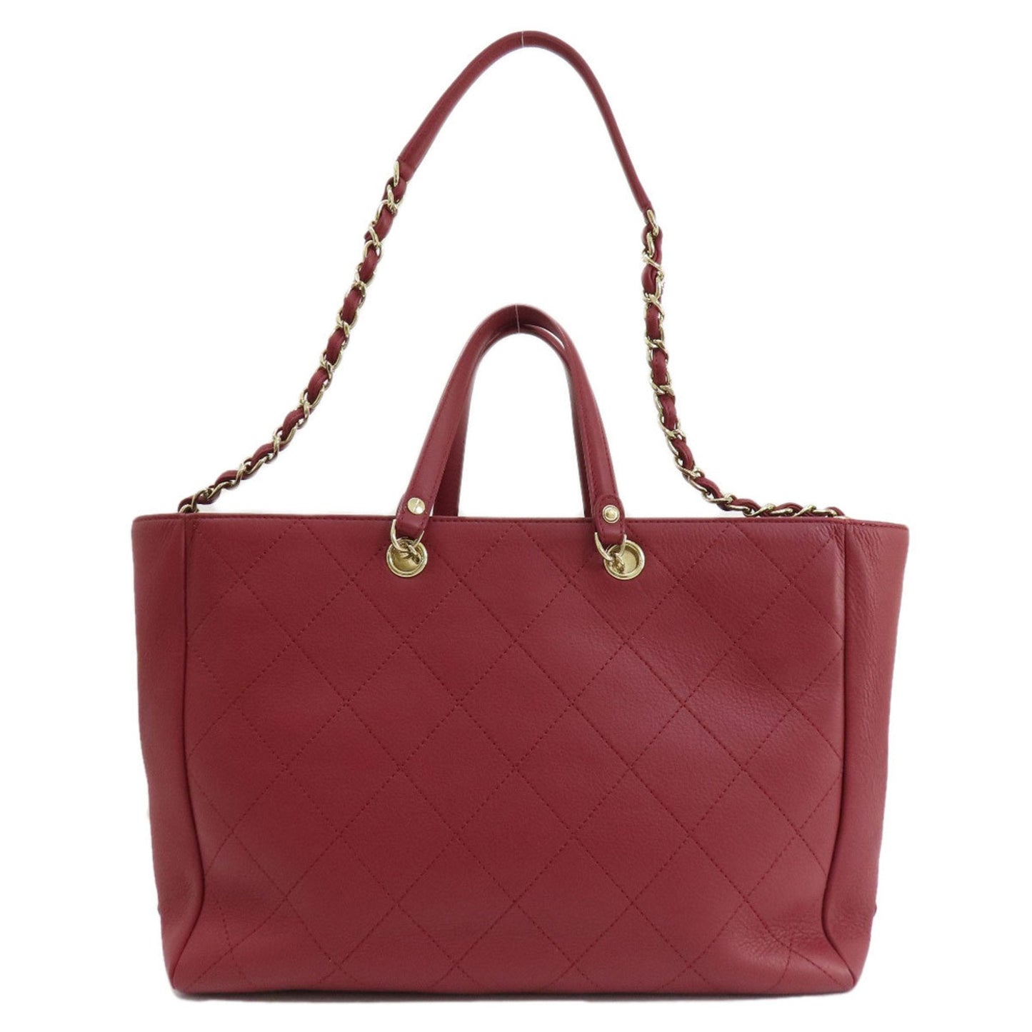 Chanel quilted tote bag