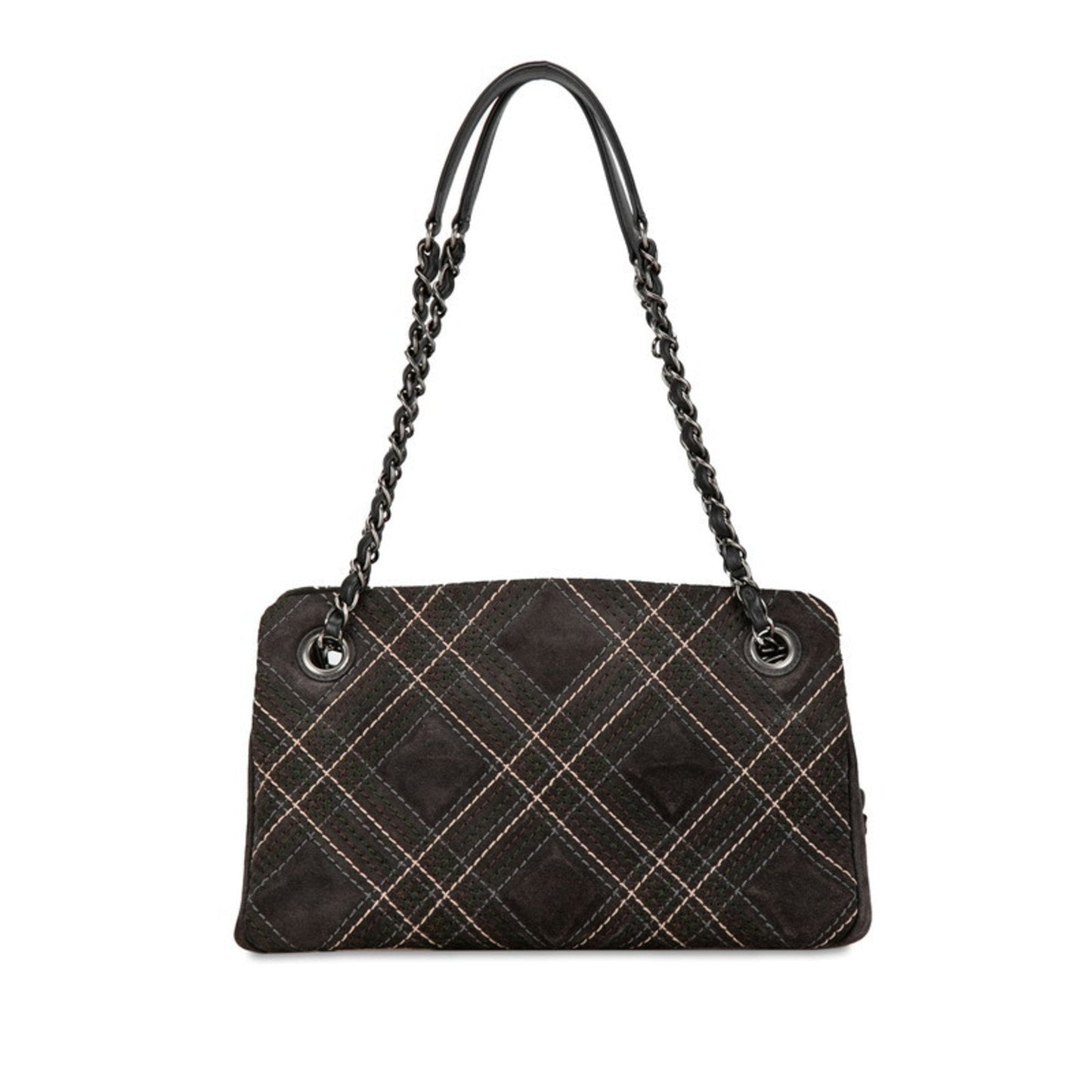 Chanel uede Chain houlder Bag Plaid