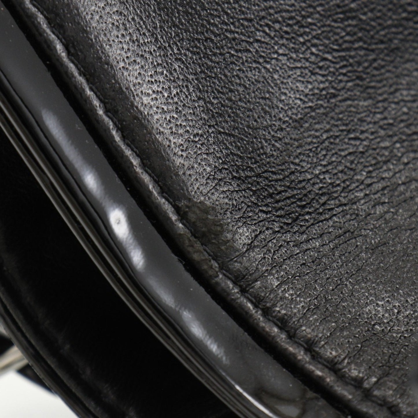 Chanel Classic Double Flap Patent Leather Shoulder Bag