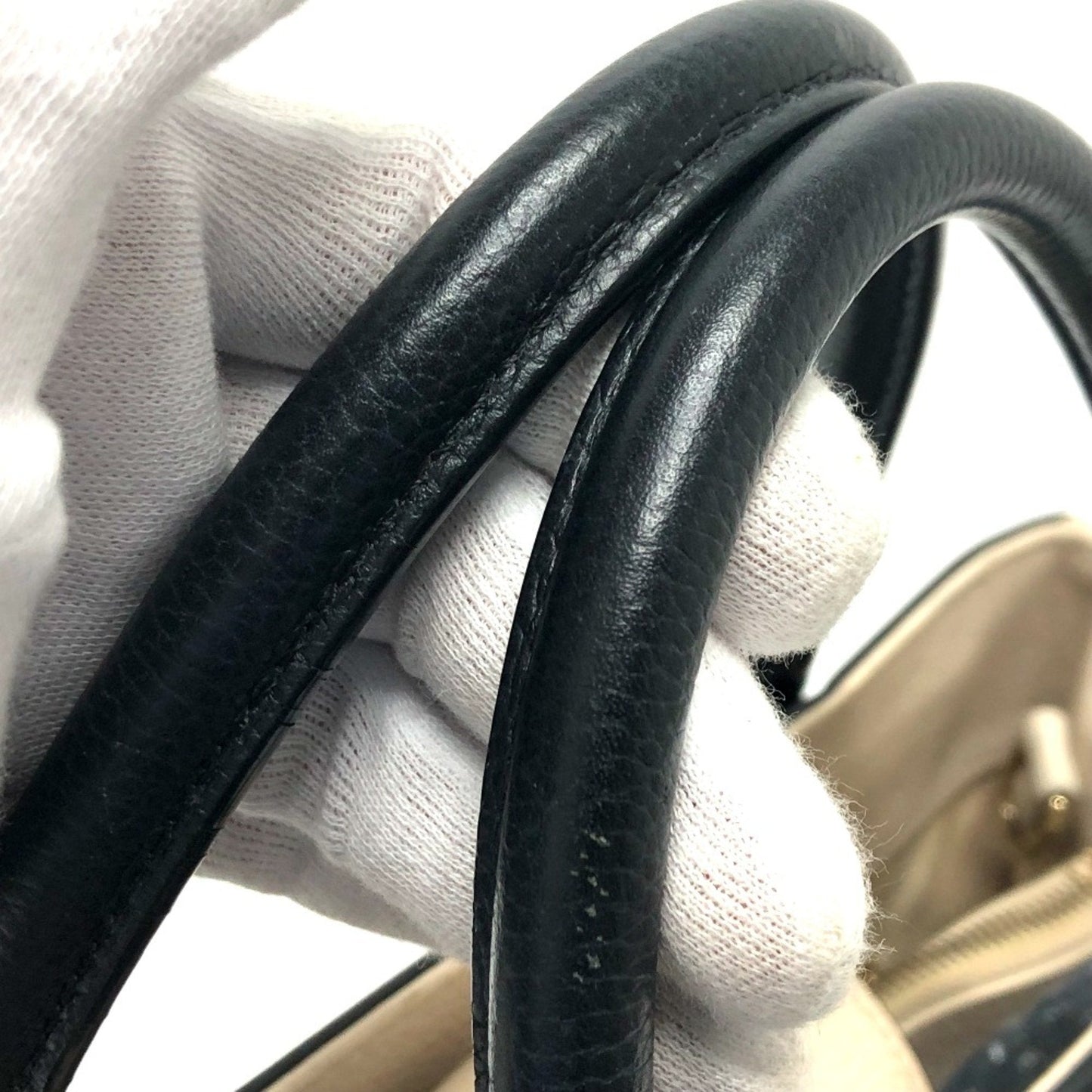 Chanel hopping Tote Bag Black  Beige