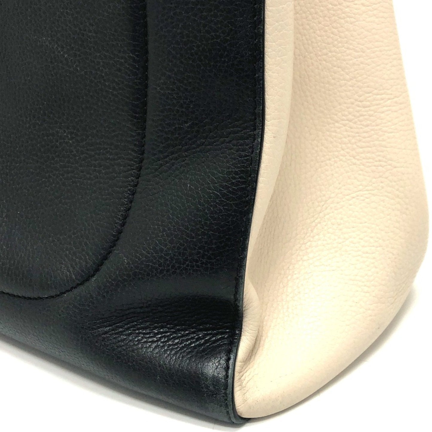 Chanel hopping Tote Bag Black  Beige