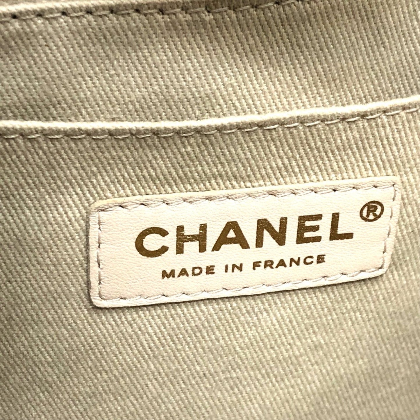 Chanel hopping Tote Bag Black  Beige