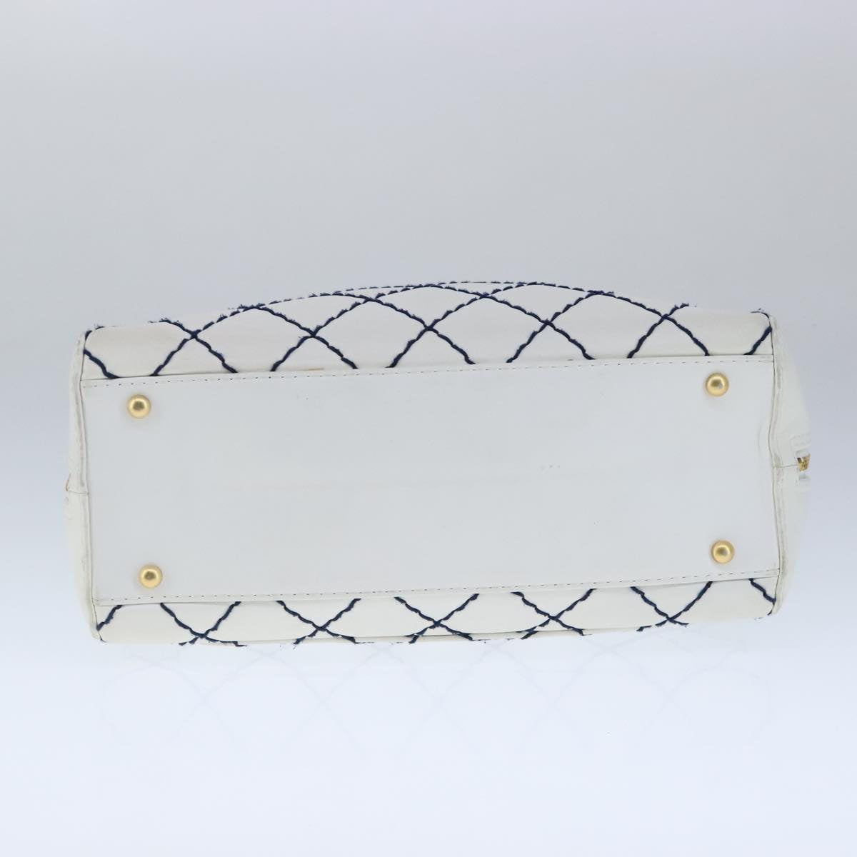 Chanel Stitched Leather Tote Bag