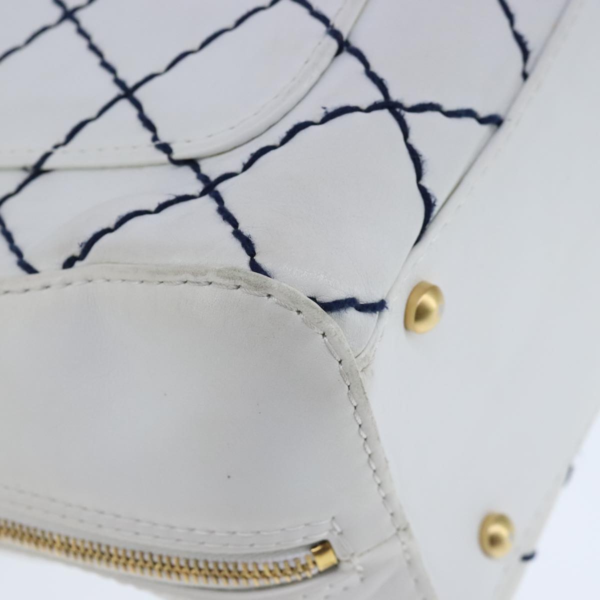 Chanel Stitched Leather Tote Bag
