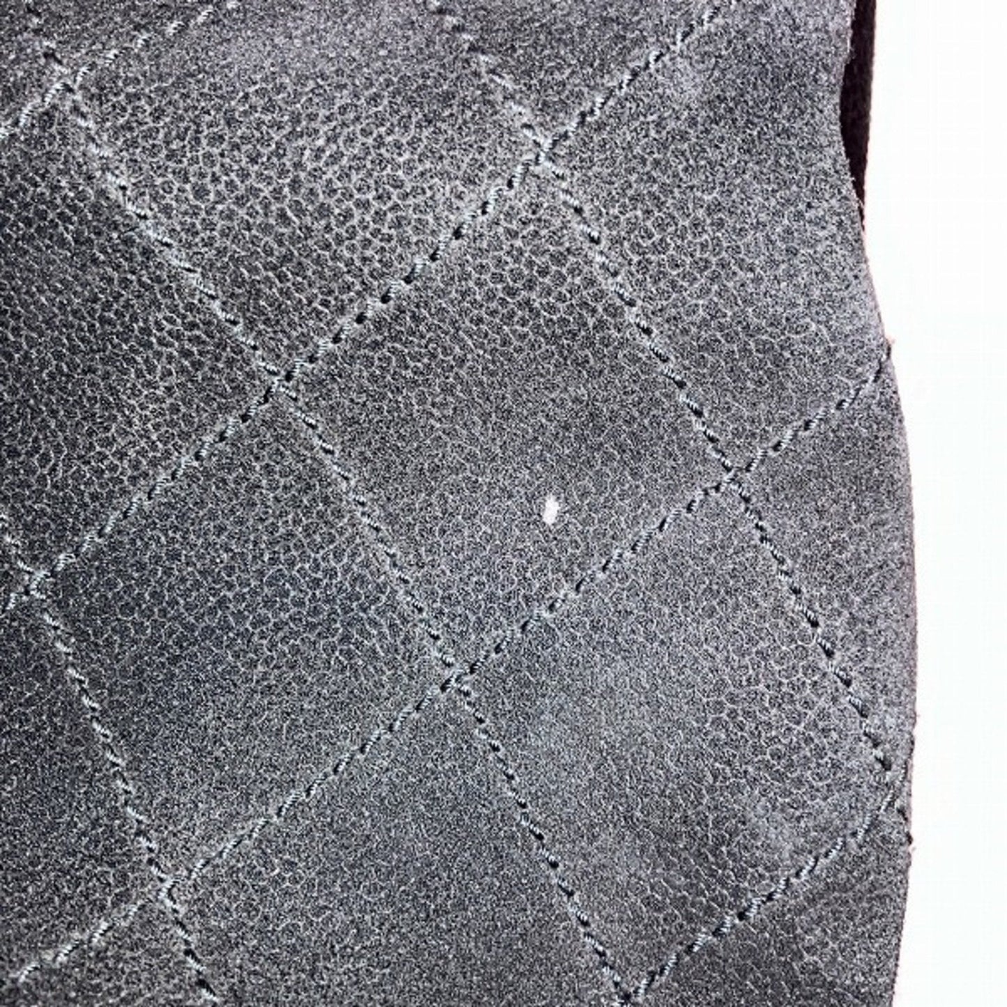 Chanel Classic Quilted Tote Suede Shoulder Bag