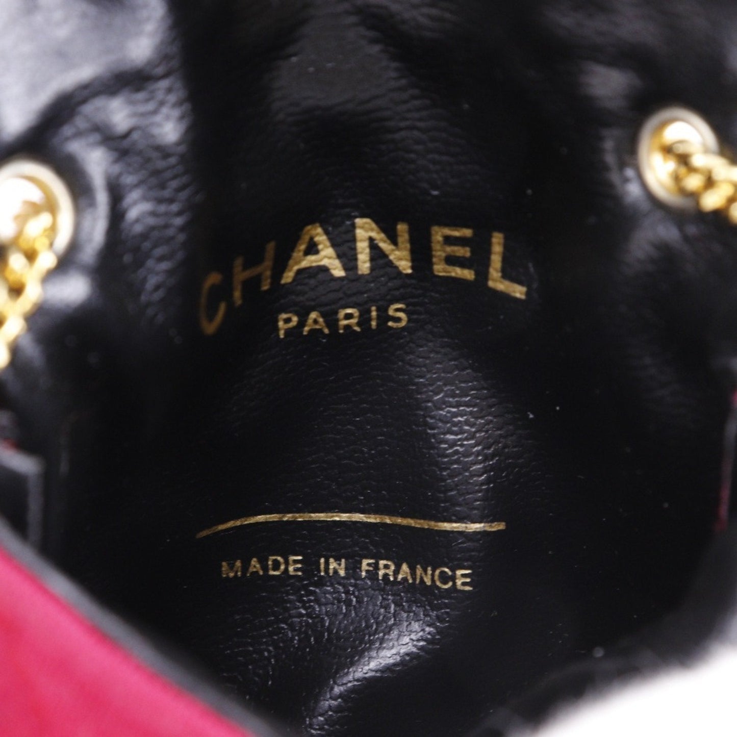Chanel Quilted Chain Bag  Red Knit
