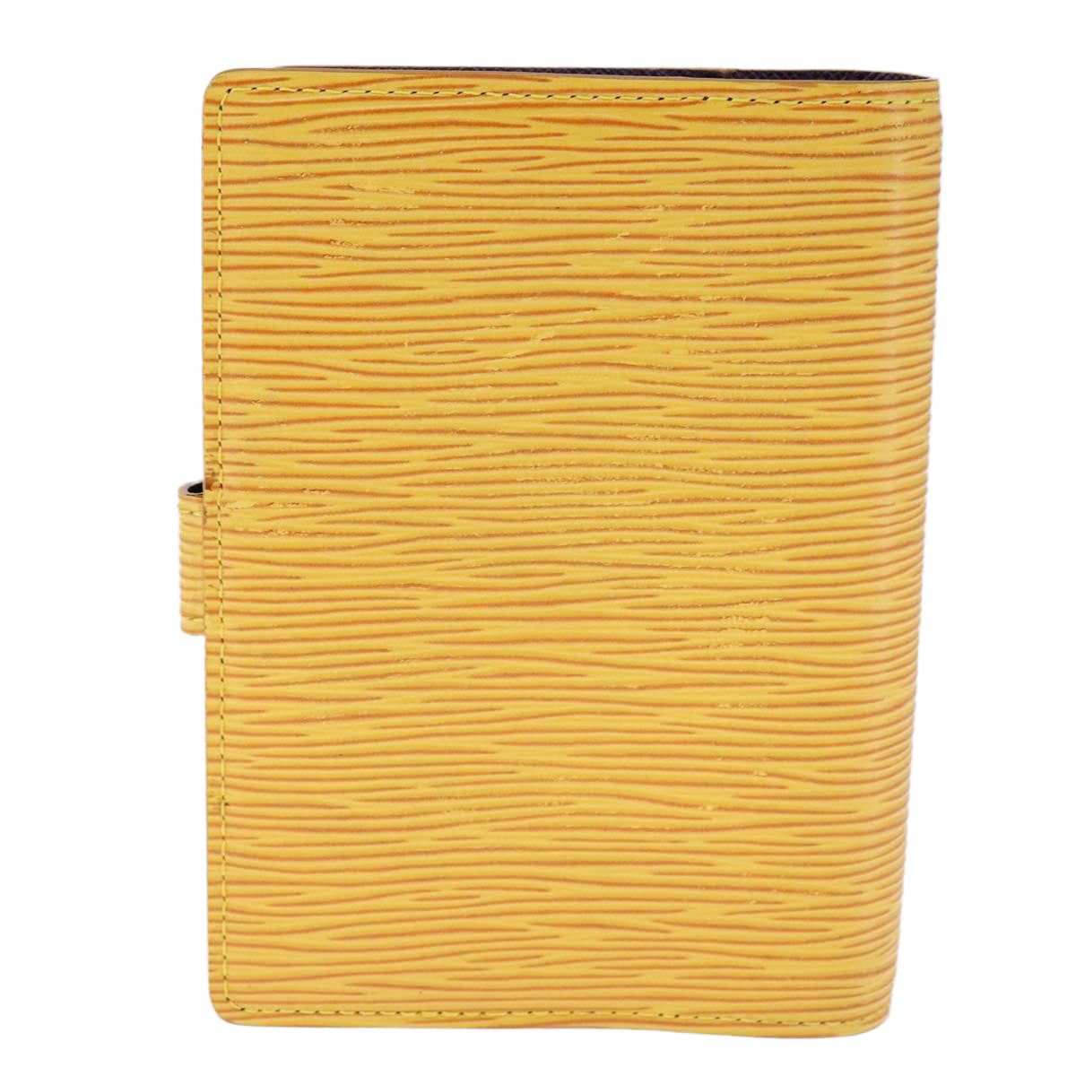 Leather Agenda with Storage Pocket and Metal Fittings