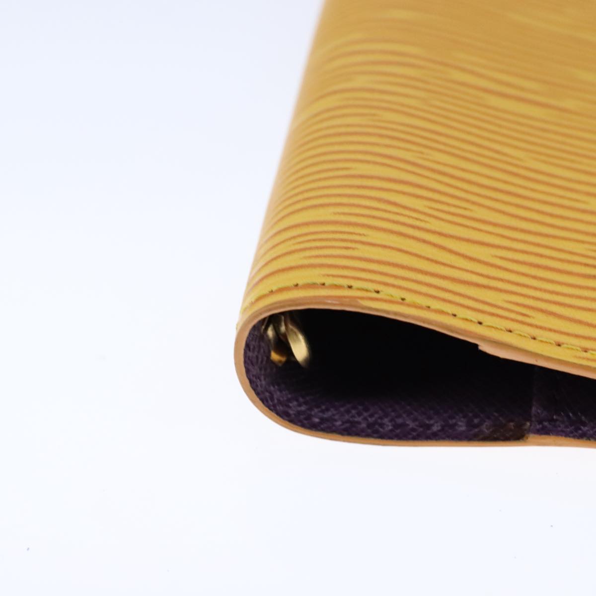 Leather Agenda with Storage Pocket and Metal Fittings