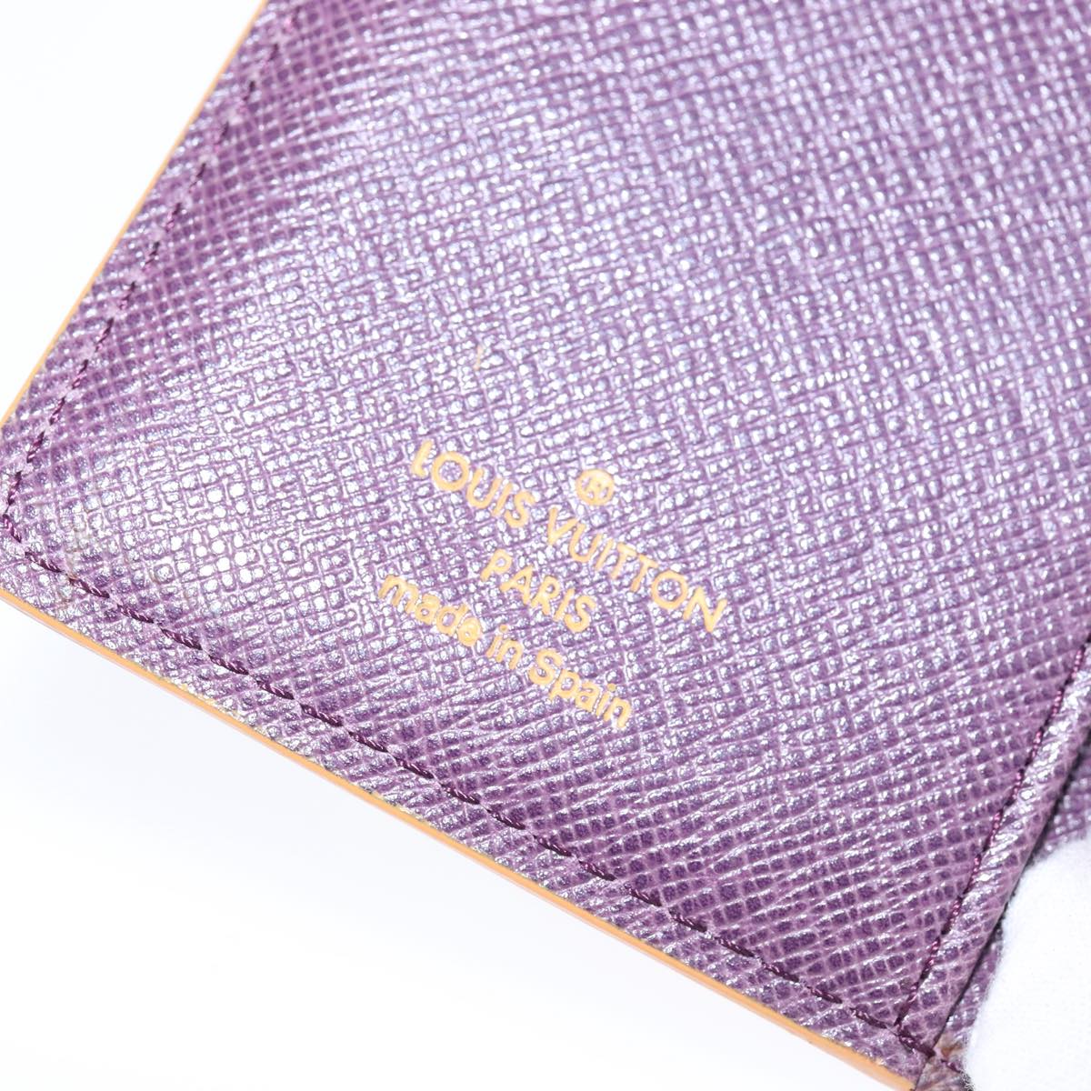 Leather Agenda with Storage Pocket and Metal Fittings