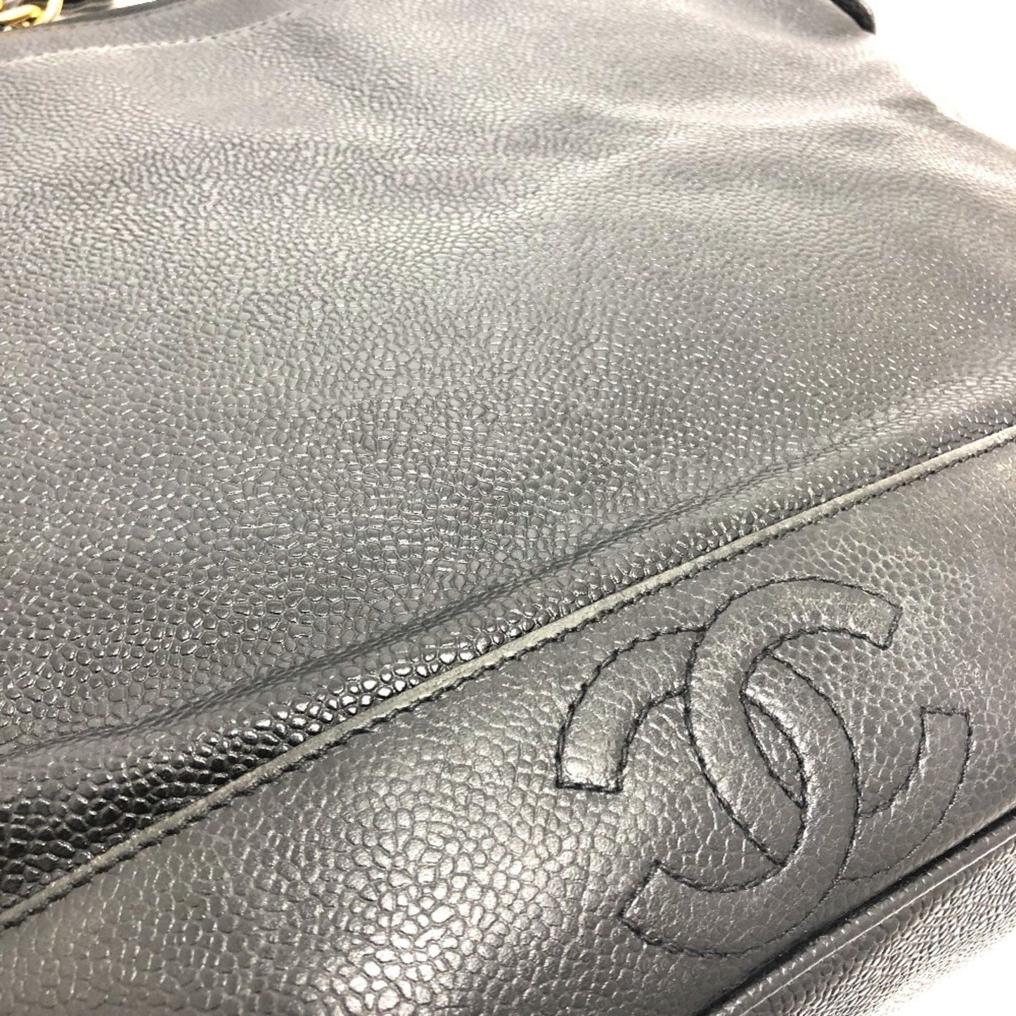 Chanel Triple Coco Leather Tote Bag