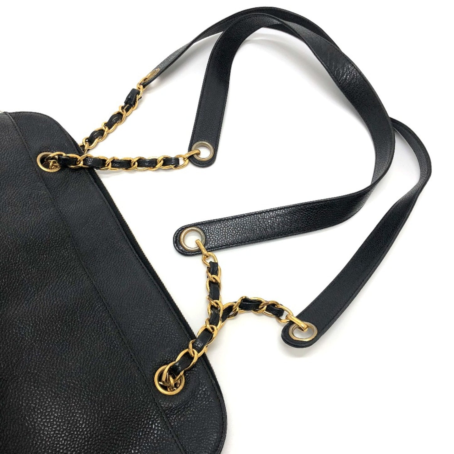 Chanel Triple Coco Leather Tote Bag