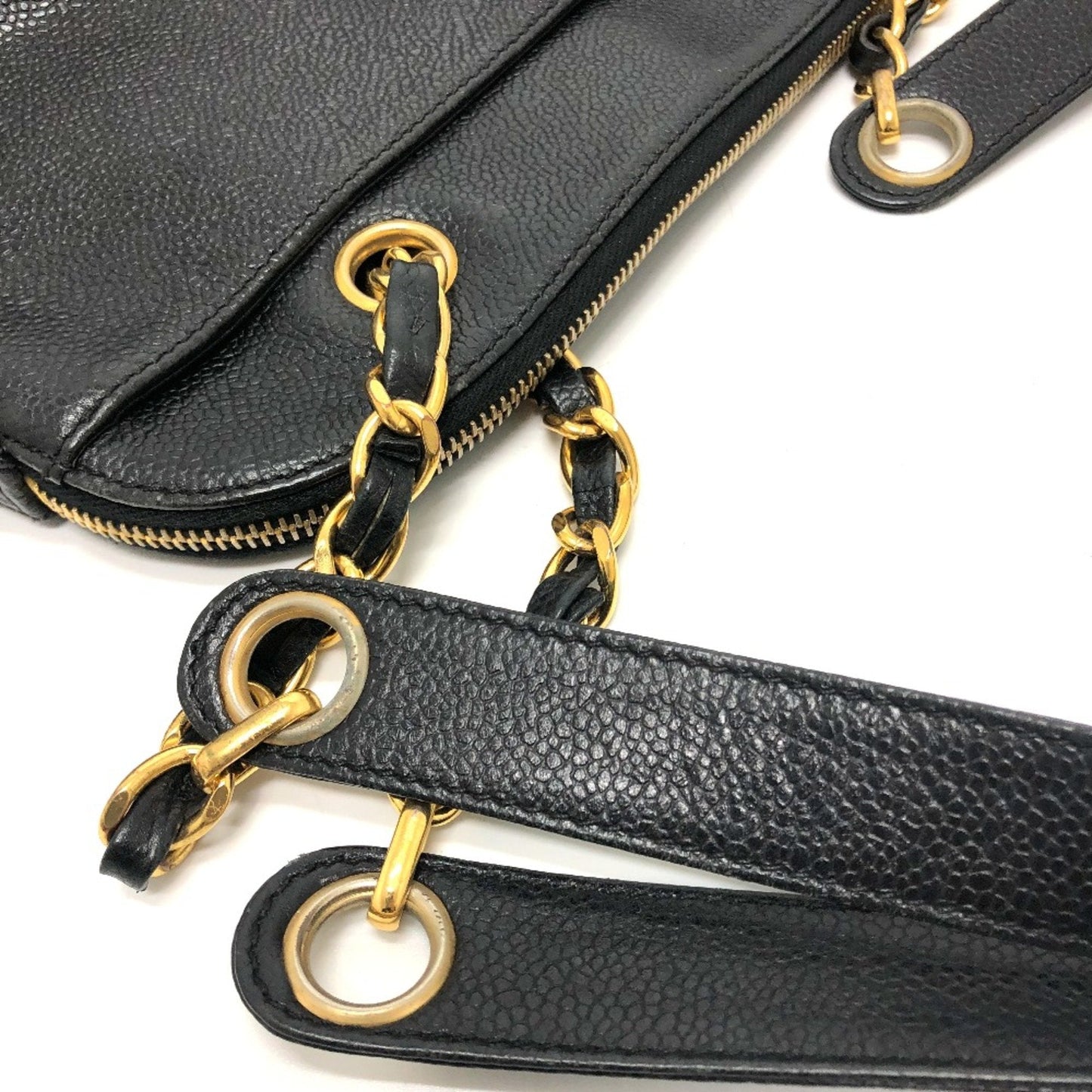 Chanel Triple Coco Leather Tote Bag