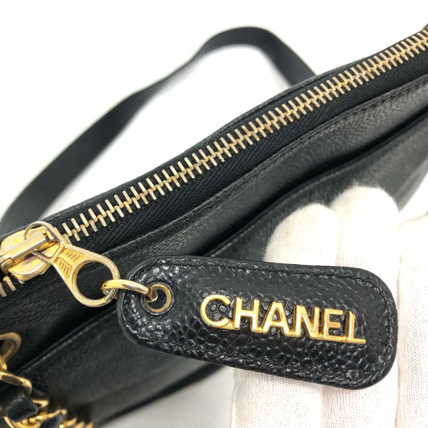 Chanel Triple Coco Leather Tote Bag