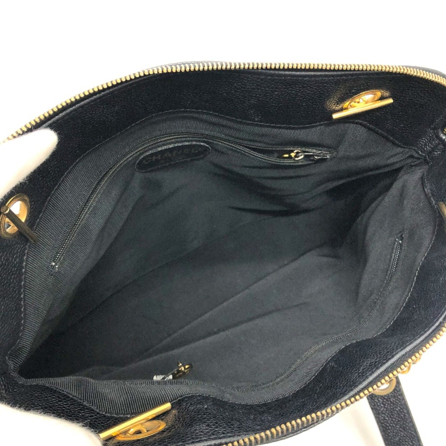 Chanel Triple Coco Leather Tote Bag